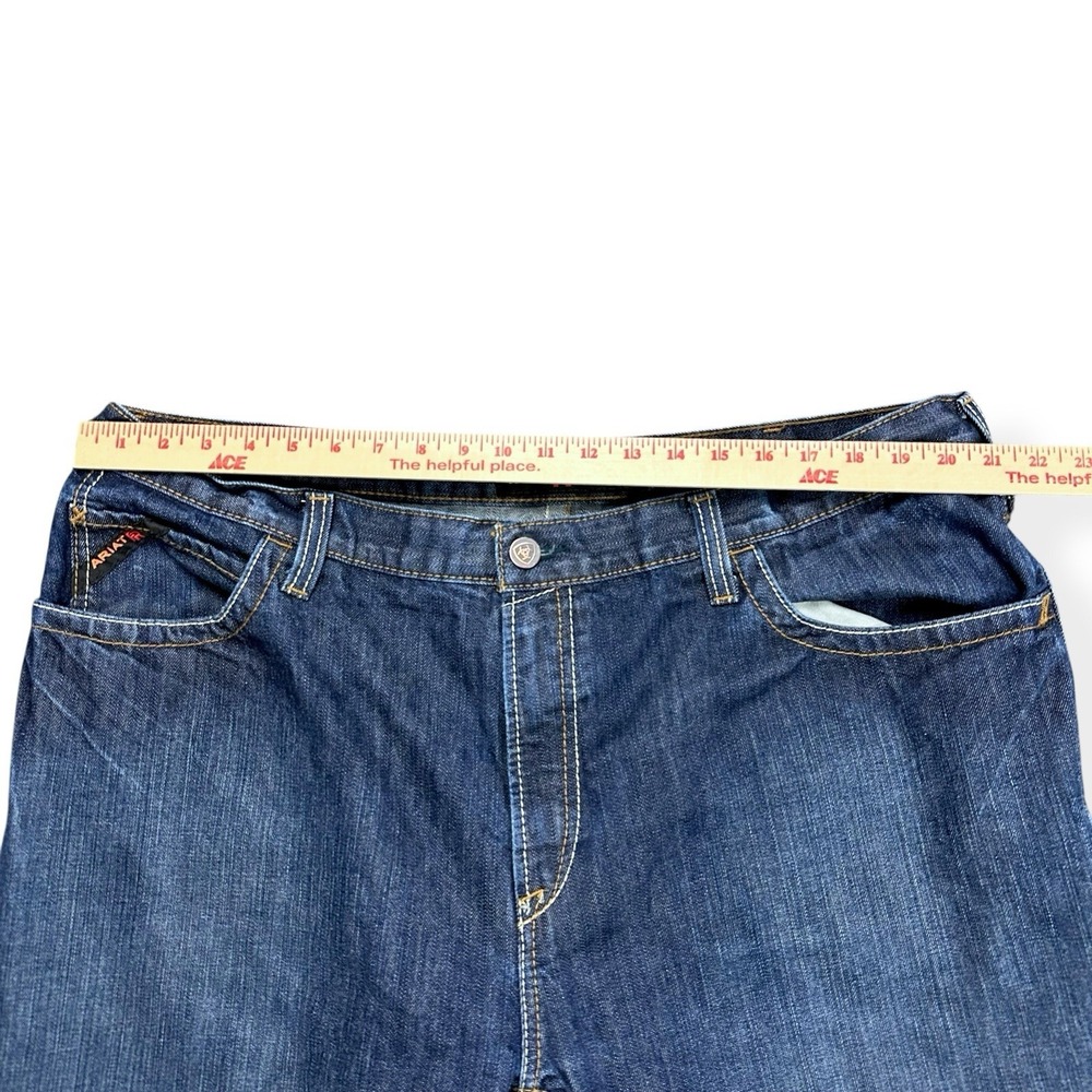 Ariat Work FR Men's Low Rise M4 Boot Cut Jeans 42x32 Flame Resistant HRC2 2112 - Picture 10 of 16